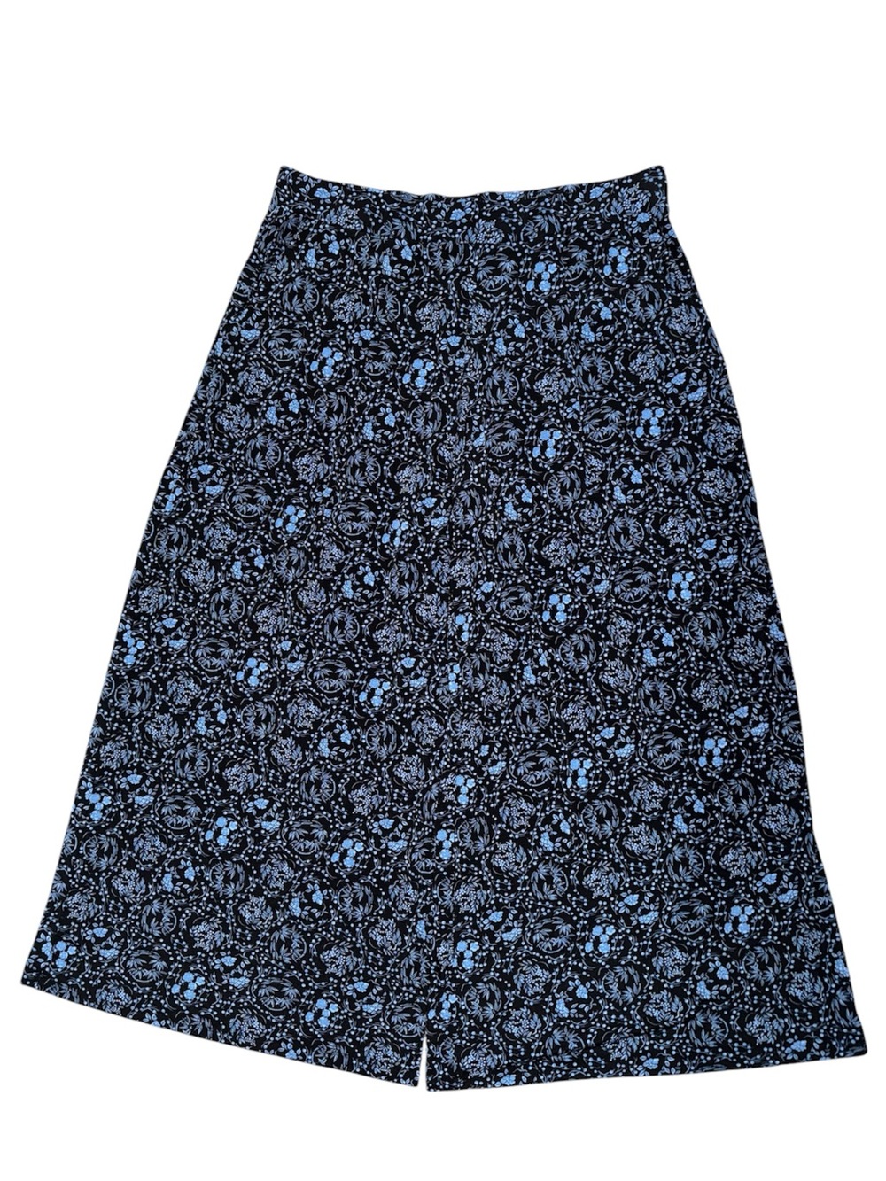 Cato Navy Floral Palazzo Wide Leg Pants Women’s XL High Rise